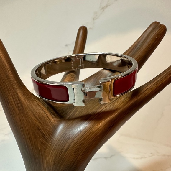 Hermes Clic H Enamel Bangle Bracelet - Picture 8 of 9